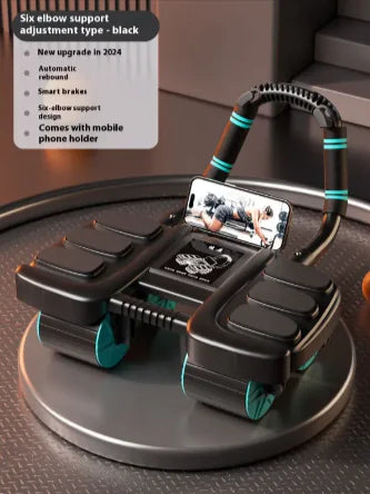 SmartCore 4-Wheel Ab Roller – Automatic Rebound Core Trainer