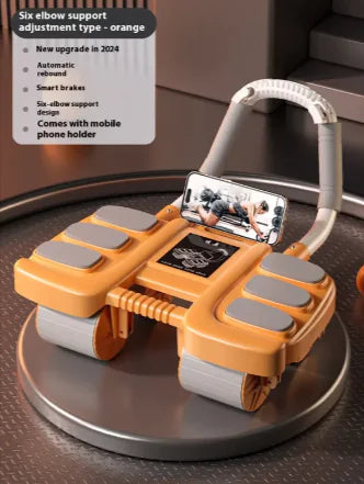 SmartCore 4-Wheel Ab Roller – Automatic Rebound Core Trainer